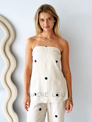 By Frankie / Dotti Strapless Set - Beige