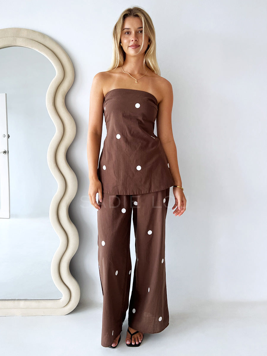 By Frankie / Dotti Strapless Set - Choc