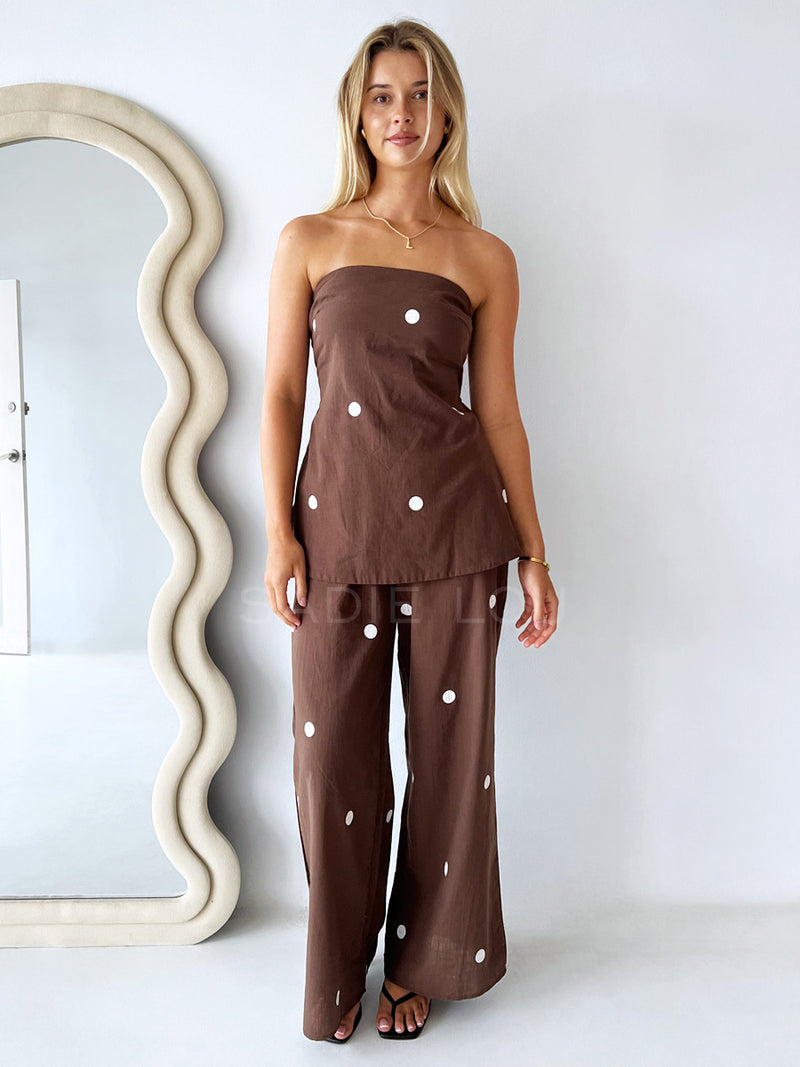 By Frankie / Dotti Strapless Set - Choc