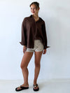 By Frankie / Miley Blouse - Choc