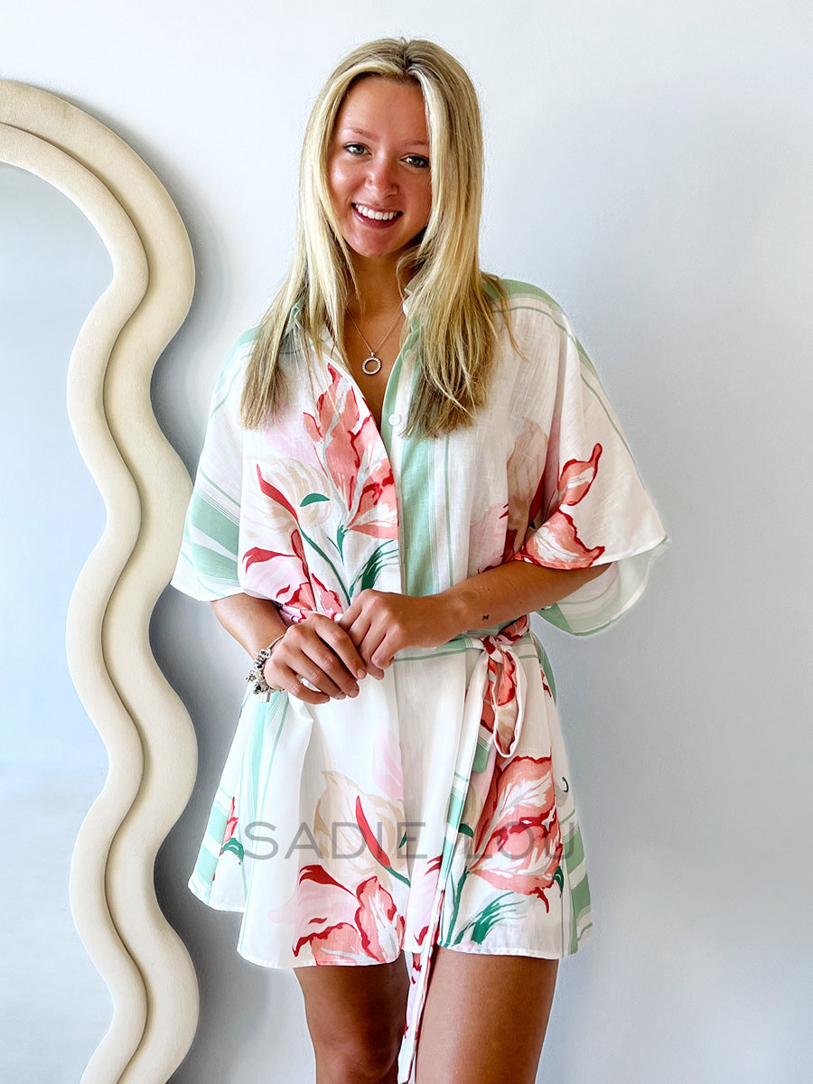 Cartia Playsuit - Sage