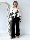 Little Lies / Lottie Knit - Black/White