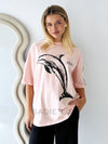 Pinky and Kamal / Pink River Dolphin Tee