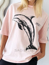 Pinky and Kamal / Pink River Dolphin Tee