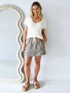 By Frankie / Racer Leopard Skirt