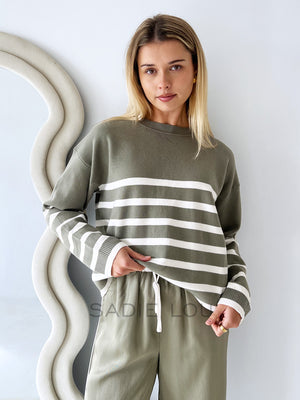 Little Lies / Lottie Pant - Olive