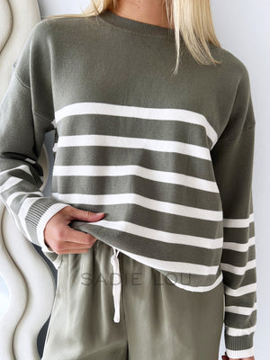 Little Lies / Lottie Pant - Olive