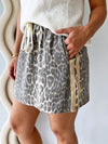 By Frankie / Racer Leopard Skirt