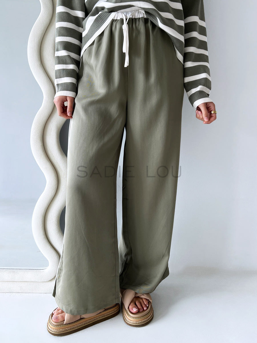 Little Lies / Lottie Pant - Olive