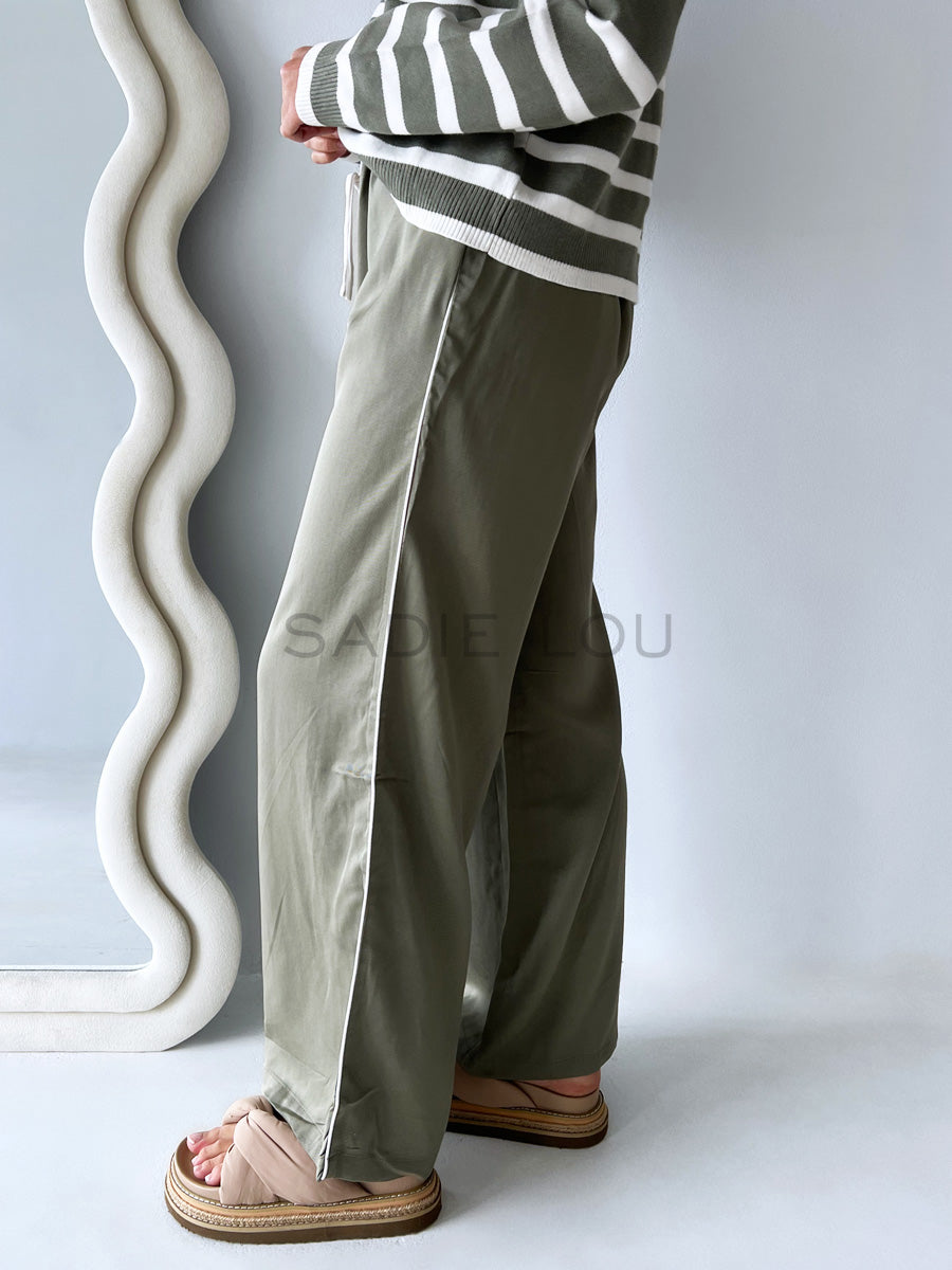 Little Lies / Lottie Pant - Olive