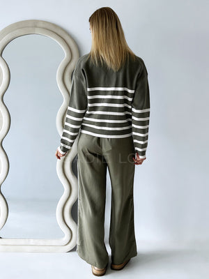 Little Lies / Lottie Pant - Olive