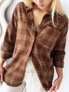By Frankie / Wild Luck Jacket - Brown Flannel