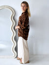 By Frankie / Wild Luck Jacket - Brown Flannel