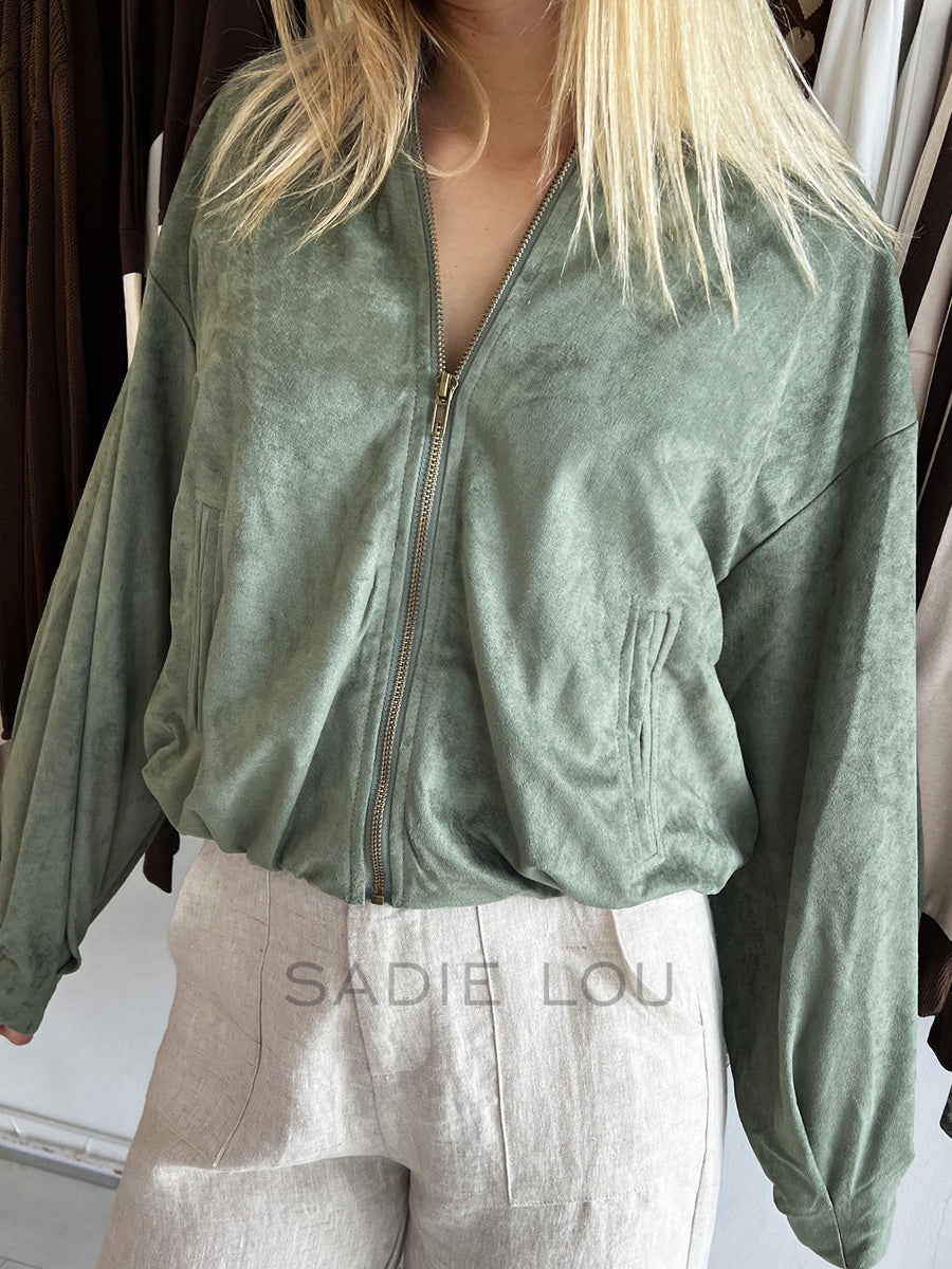 By Frankie / Vixen Bomber Jacket - Olive