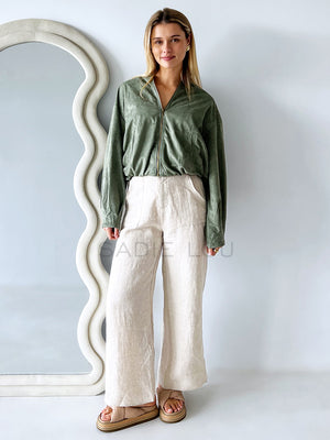 By Frankie / Vixen Bomber Jacket - Olive