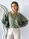 By Frankie / Vixen Bomber Jacket - Olive