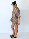 By Frankie / Tillie Set - Mocha Stripe