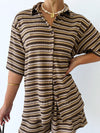 By Frankie / Tillie Set - Mocha Stripe