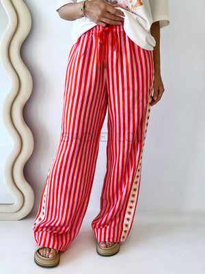 Maku / Cherry Ripe Linen Pant