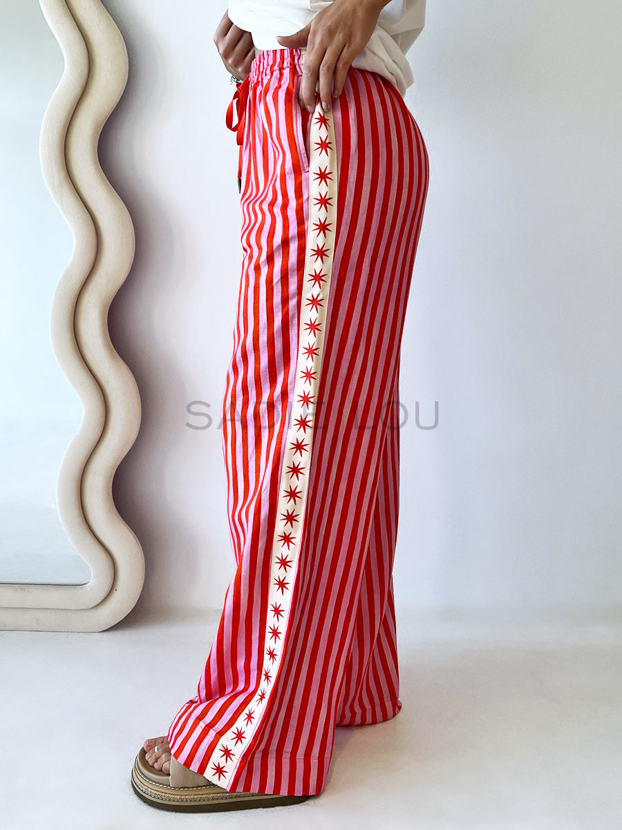 Maku / Cherry Ripe Linen Pant
