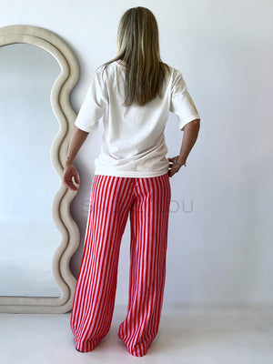 Maku / Cherry Ripe Linen Pant