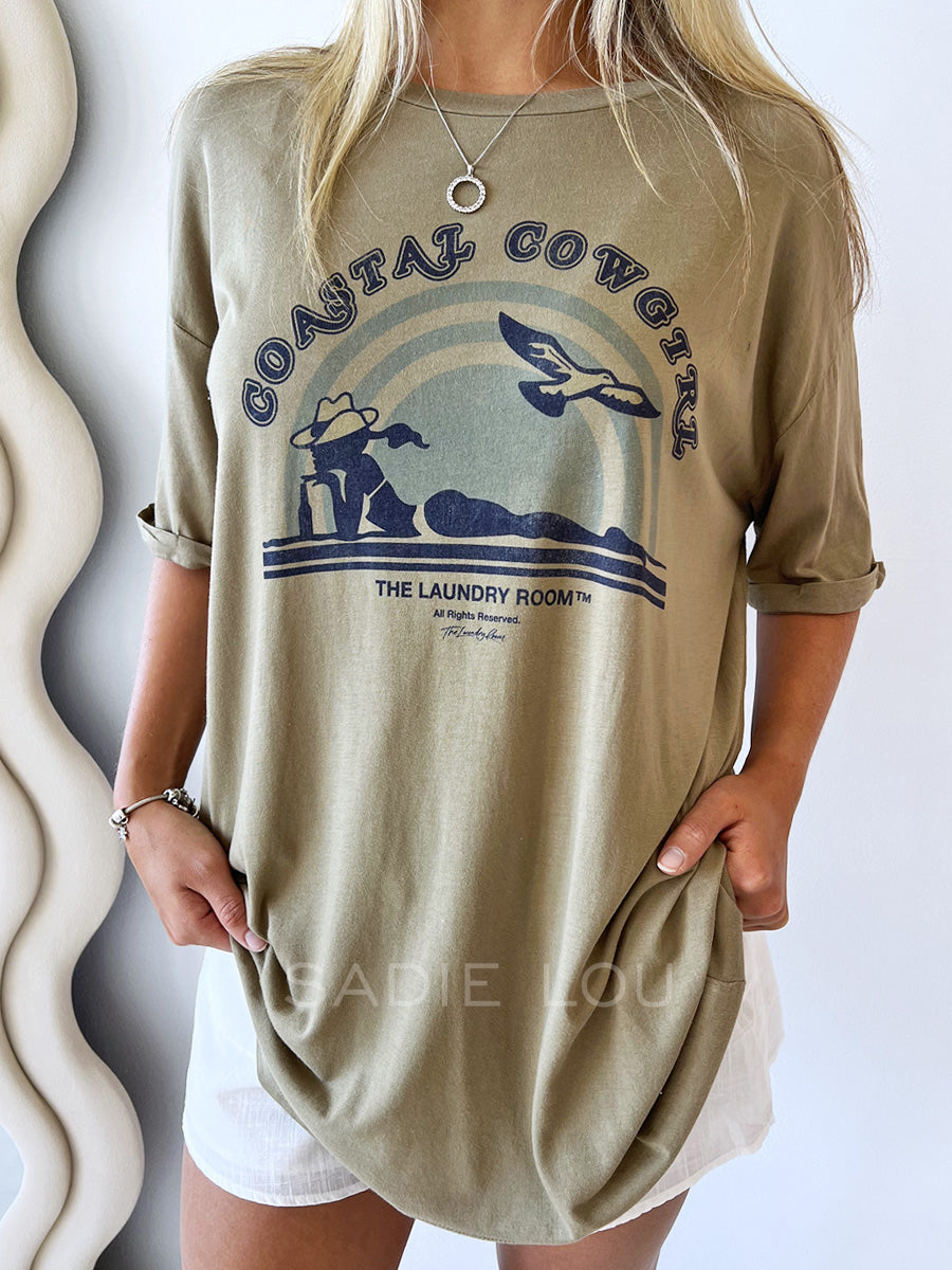 Laundry Room / Coastal Cowgirl Oversized Tee