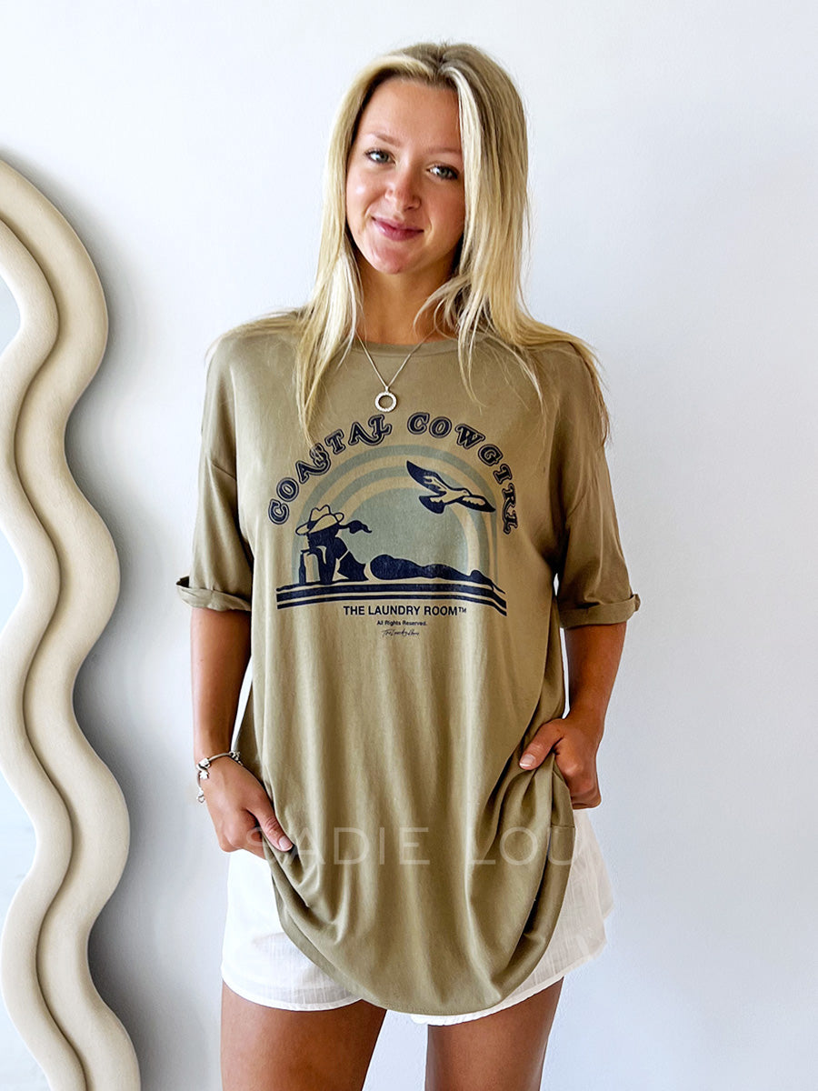 Laundry Room / Coastal Cowgirl Oversized Tee
