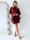 By Frankie /  Shay Blouse - Burgundy