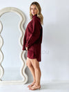 By Frankie /  Shay Blouse - Burgundy