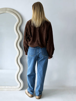 By Frankie / Vixen Bomber Jacket - Chocolate