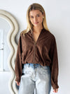 By Frankie / Vixen Bomber Jacket - Chocolate