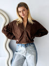 By Frankie / Vixen Bomber Jacket - Chocolate
