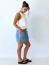 Riley Pin Stripe Denim Short