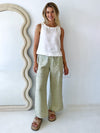 Little Lies / Bondi Pant - Sage