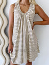 By Frankie / Missy Sun Dress - White/Chocolate