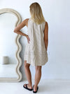 By Frankie / Missy Sun Dress - White/Chocolate
