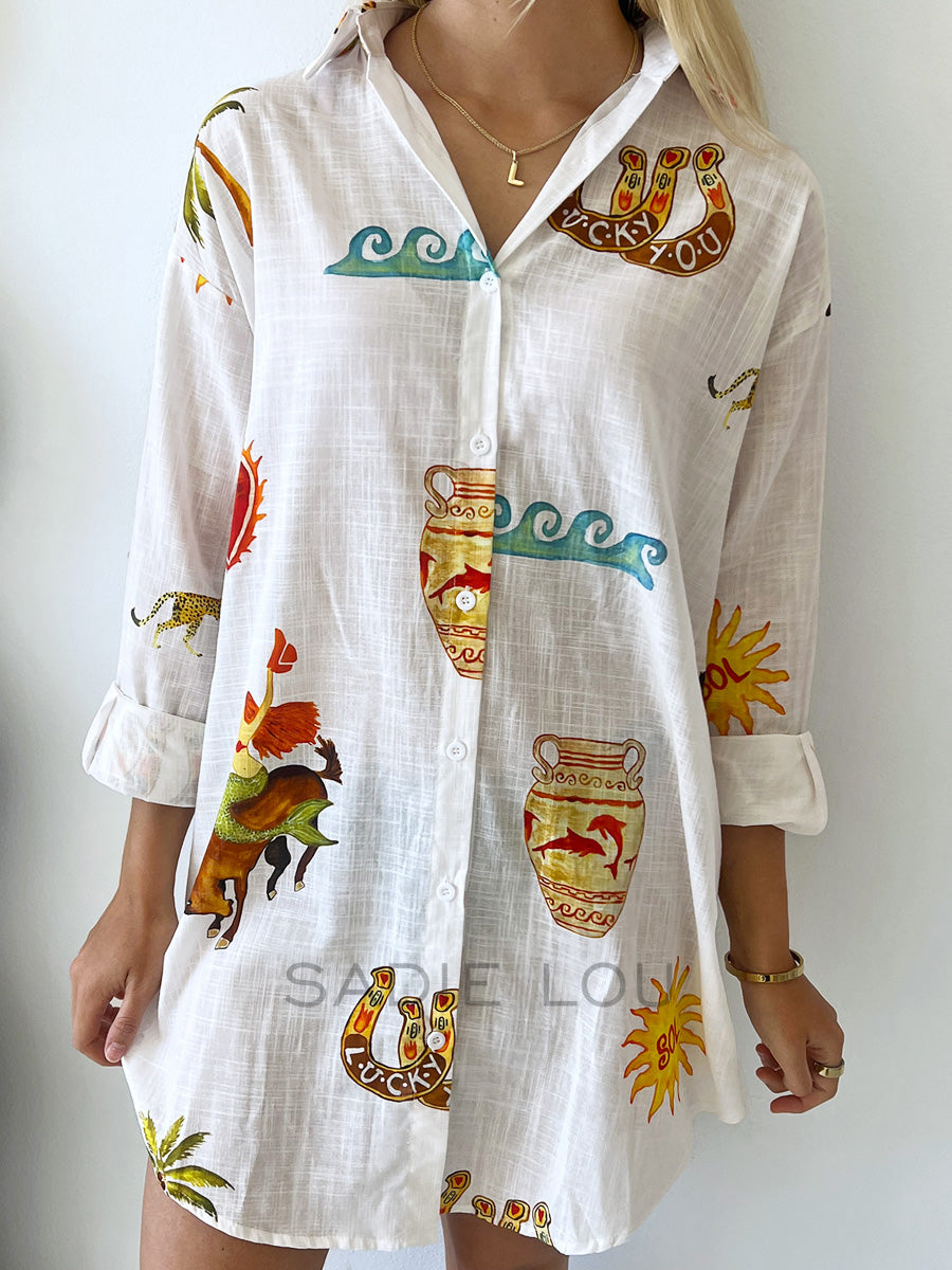 By Frankie / Lucky You Shirt Dress