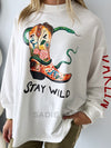 By Frankie / Stay Wild Darlin Long Sleeve - White