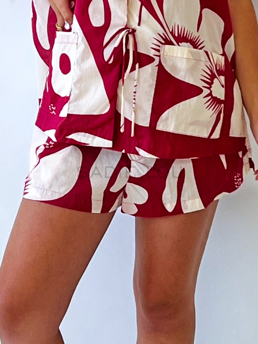 Palm Collective / Tahiti Shorts- Red