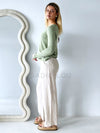 Little lies / Quinn Knitted Top - Sage