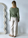 Little lies / Quinn Knitted Top - Sage