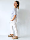 Little Lies / Luxe Linen Pant - White