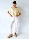 Little Lies / Luxe Linen Pant - White