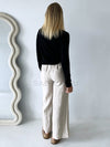 Little lies / Quinn Knitted Top - Black