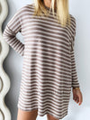 Winnie Rae - Coklat knit dress