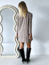 Winnie Rae - Coklat knit dress