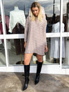 Winnie Rae - Coklat knit dress