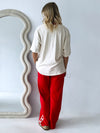 Near The Sea / Racer Track Pant - Red