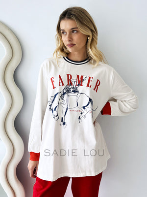 Far Mer // Bronc Ringer Long Sleeve