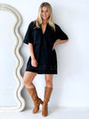 By Frankie / Toby Denim Dress - Black